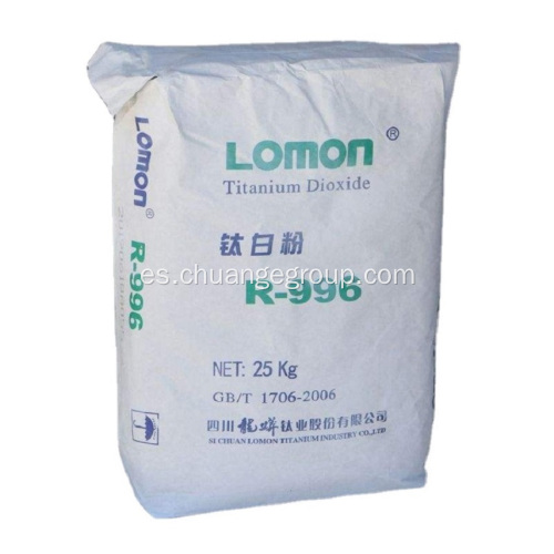 Dioxido de titanio de Sichuan Lomon R996 R108